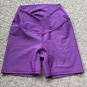 Five Dancewear High-Waist Bike Shorts - Purple